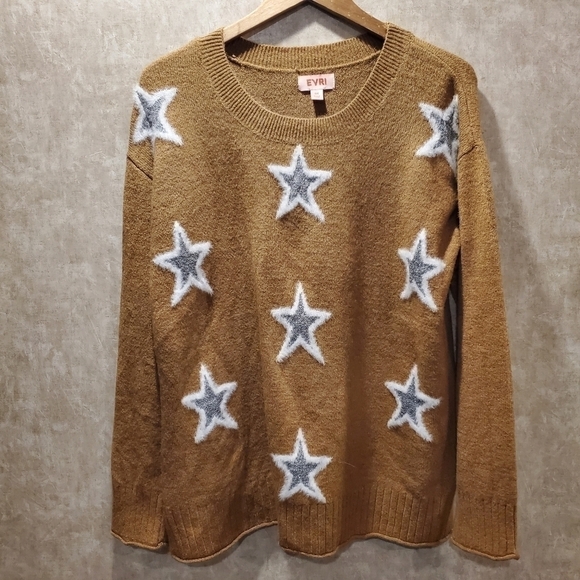 Every Metallic Star Crew Neck Sweater - Picture 2 of 7
